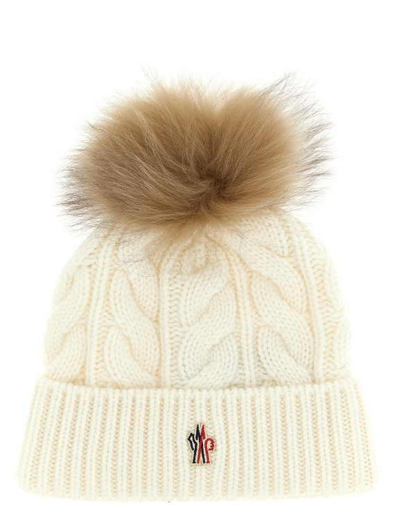 Pompon braided cap #1