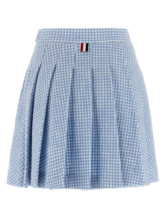 Pleated tweed skirt #