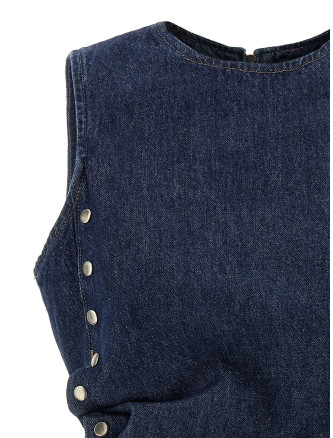 'Denim Buttoned' top #