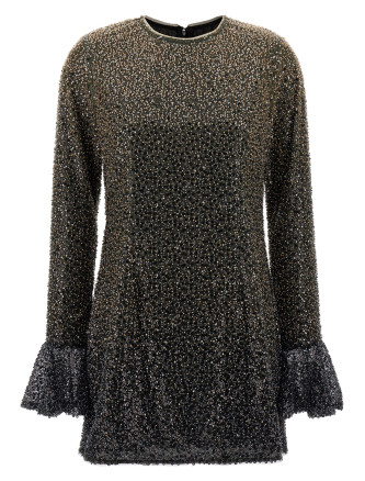 'Beaded Ls Mini' dress