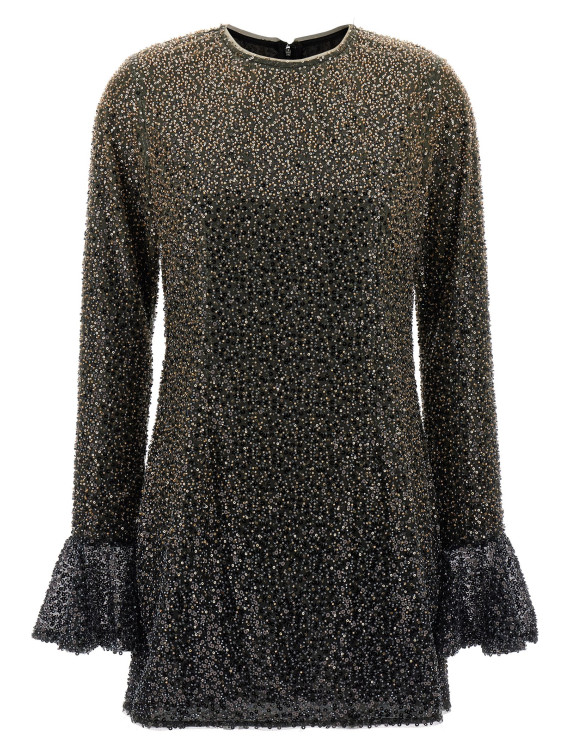 'Beaded Ls Mini' dress #1