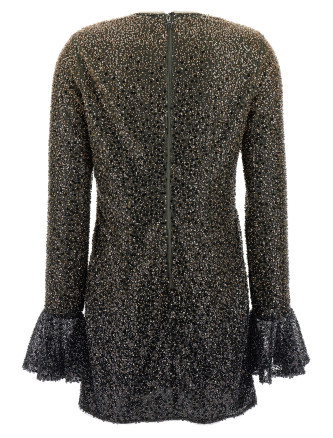 'Beaded Ls Mini' dress #