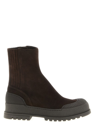 'Rugged' ankle boots