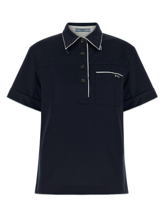 Double-layer polo shirt