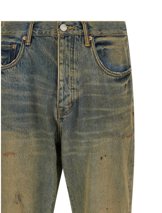 'P011 Dirty Oil Repair' jeans #