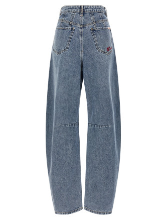 'Blue Barrel Leg' jeans #