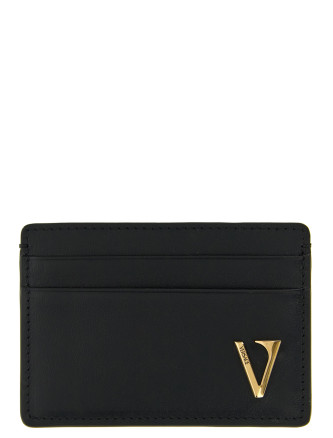 'V Logo' card holder