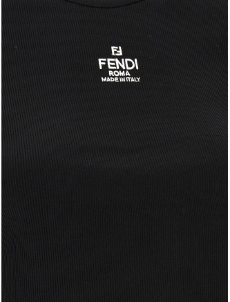 'Fendi' cropped T-shirt #