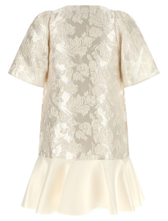 'Satin Cloque' mini dress #