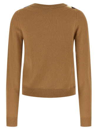 Diamond-shaped cardigan #