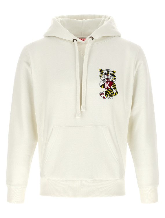 'Wild Tiger Embroidered' hoodie #1
