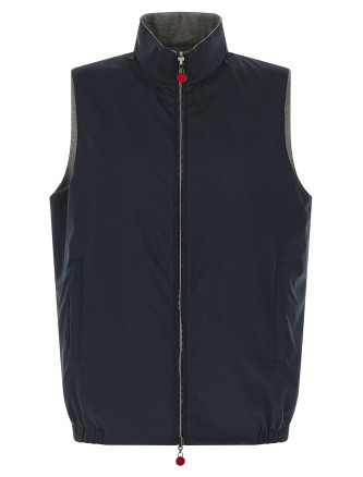 Double face nylon vest