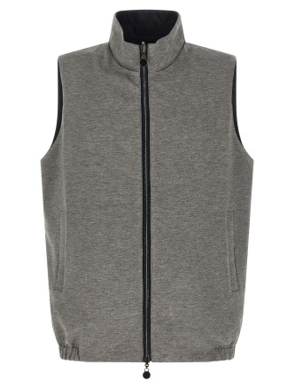 Double face nylon vest #