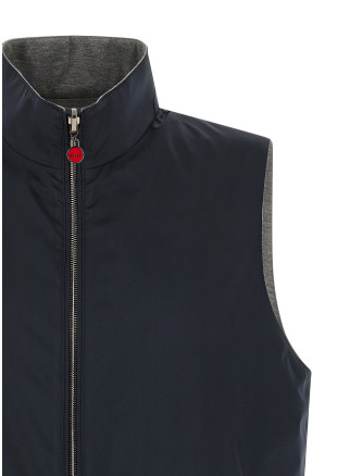 Double face nylon vest #