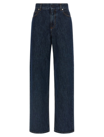 'FF' padded jeans