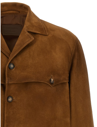 Suede blouson #