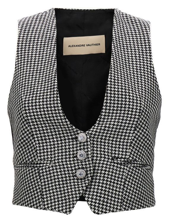 Houndstooth waistcoat #1