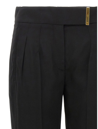 Metal bar detail trousers #