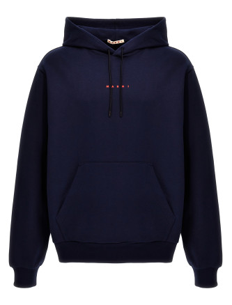 Logo print hoodie