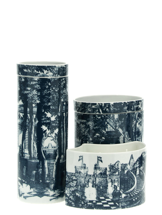 Set of 3 candles 'Nel Meanwhile - Eighteenth-century Garden #1