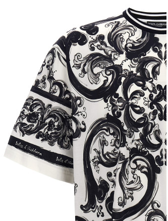 'Maiolica' print T-shirt #