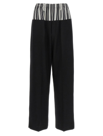 Basque trompe l'oeil pants