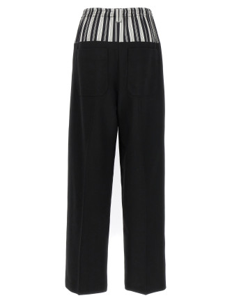 Basque trompe l'oeil pants #