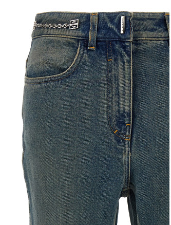 Chain jeans with logo #