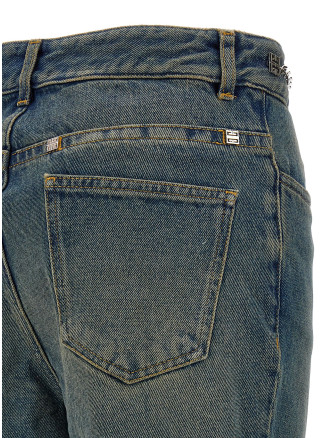 Chain jeans with logo #