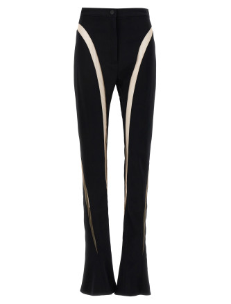 Mesh insert leggings