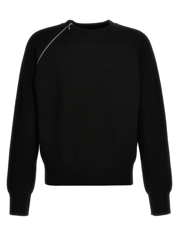 Zip detail sweater #1