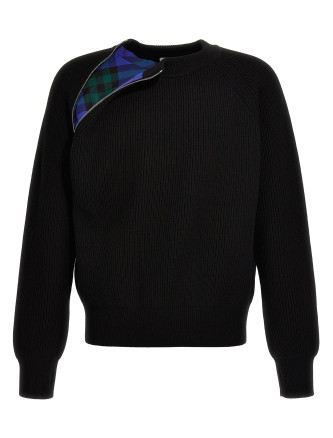 Zip detail sweater #