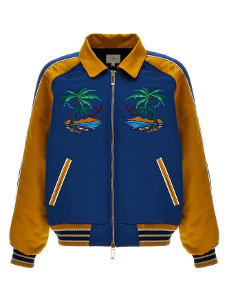 'Palm Eagles Souvenir' bomber jacket