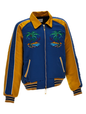 'Palm Eagles Souvenir' bomber jacket #