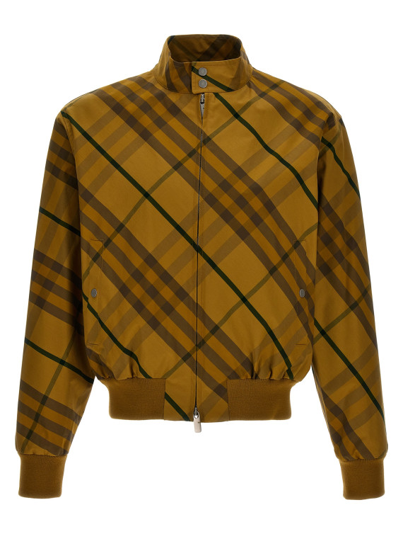 Check print jacket #1