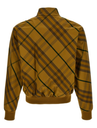 Check print jacket #