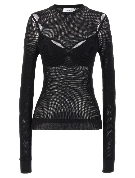 'Net Arrow Bralette' top #1