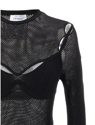 'Net Arrow Bralette' top #