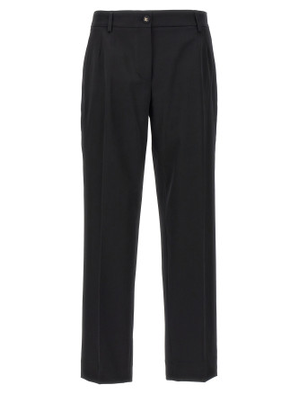 Wool canvas trousers