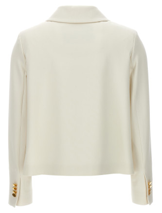 Cropped double-breasted jacket #