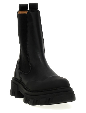 Leather ankle boots #