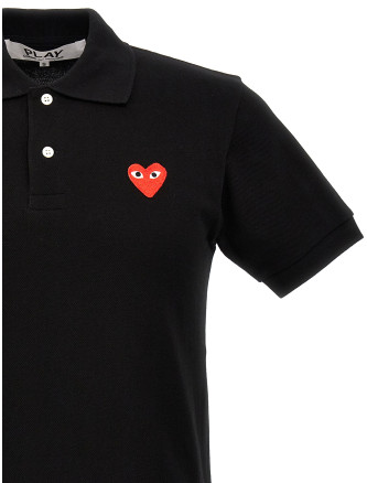 Logo patch polo shirt #