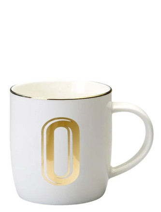 Mug letter 'O' ⌀ 8.6 cm