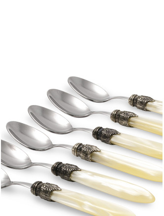 'Laura' coffee 6 teaspoons set #