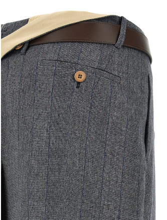 Striped wool skirt #