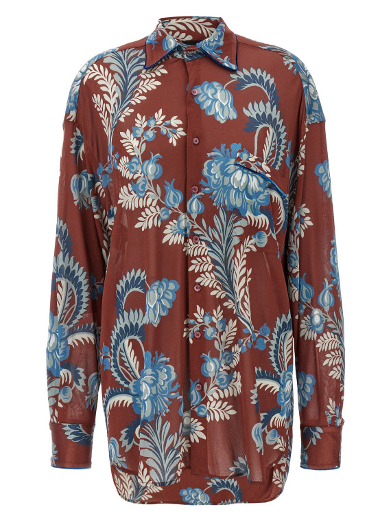 Floral foliage shirt #1