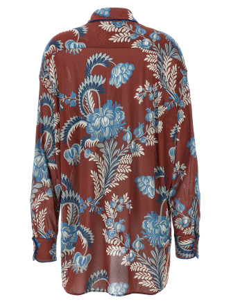 Floral foliage shirt #