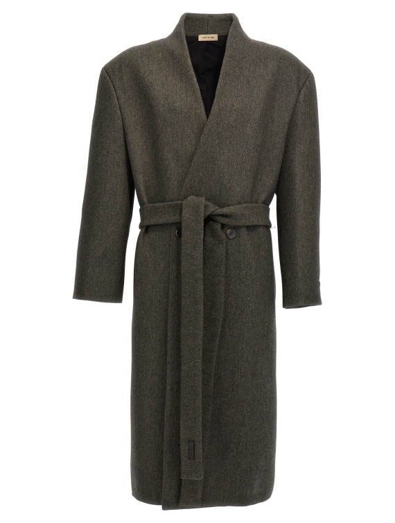 'Lapelless' coat #1