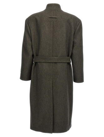 'Lapelless' coat #