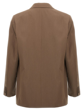 Single-breasted wool blazer #